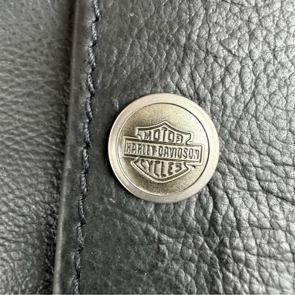 Men’s Genuine Harley Davidson USA Made Leather Chaps Size Large - Picture 13 of 16